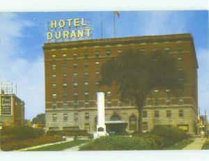 Unused Pre-1980 DURANT HOTEL Flint Michigan MI hr3755