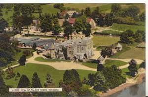 Hampshire Postcard - Beaulieu, Aerial View of Palace House - - Ref TZ779