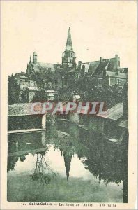 Postcard Old Saint Calais Edges of anille