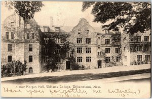 Morgan Hall, Williams College, Williamstown MA c1906 Undivided Back Postcard L26