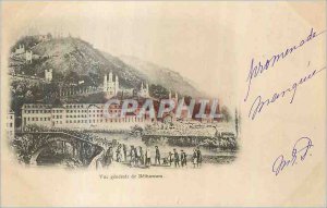 Old Postcard General view of Betharram (map 1900)