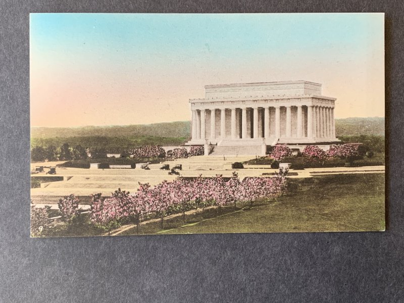 The Lincoln Memorial Washington DC Litho Postcard H2191083200