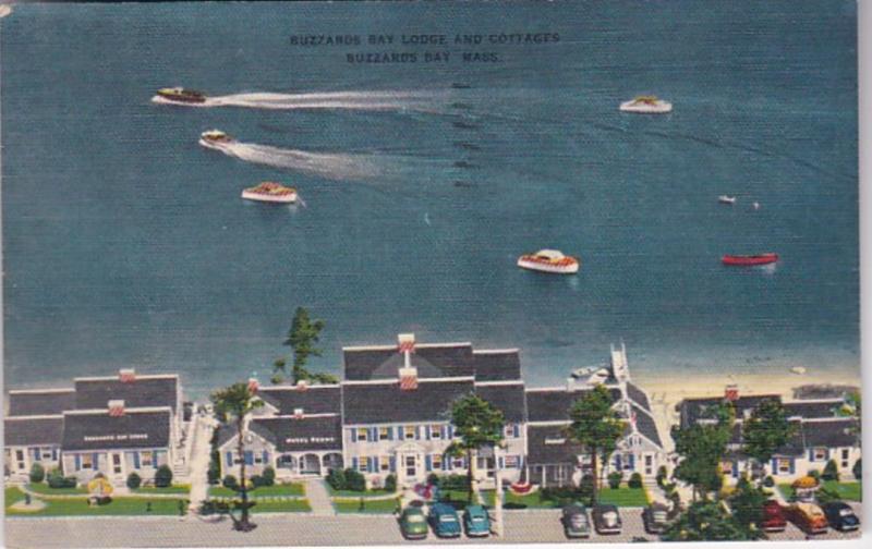 Massachusetts Buzzard's Bay Buzzards Bay Lodge and Cottages 1955