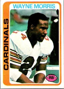 1978 Topps Football Card Wayne Morris St Louis Cardinals sk7133