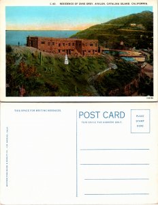 Residence of Zane Grey, Avalon, Catalina Island, Calif. (22714