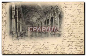 Old Postcard Versailles The Mirror Room