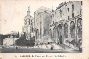 BF4728 avignon le palais des papes et le calvaire france