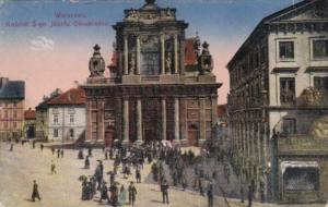 Poland Warsaw Street Scene 1918