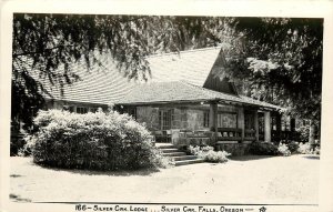 RPPC Postcard Silver Creek Lodge 166 Silver Creek Falls OR  Marion County