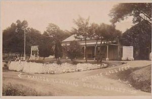 South Drummond Traffic Hotel Drummond Real Photo RPPC