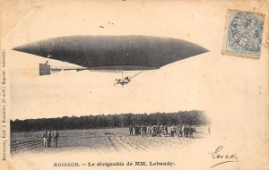 Moisson Le dirigeable de MM Lebaudy Zeppelin 1904 