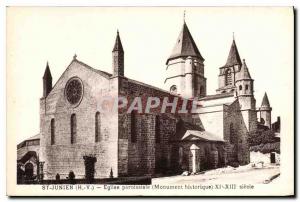 Postcard Old St Junien (H V) Parish Church (Historic Monument) XI XIII century