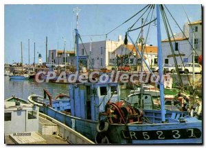Postcard Modern Ile De Re Le Port De La Flotte
