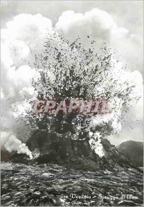Postcard Modern Vesuvius Volcano Lava Burst