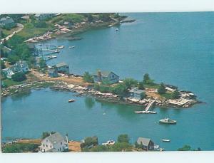 Pre-1980 PANORAMIC VIEW South Bristol Maine ME AF0367