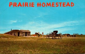 South Dakota Interior Typical Prairie Homestead
