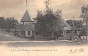 Providence Rhode Island Rhodes on the Paawtuxet Casino Vintage Postcard AA41675