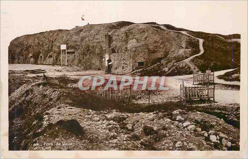 Modern Postcard Fort de Vaux captured by the Germans on the night of 8 to 9 J...