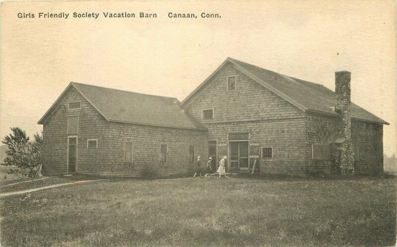 Canaan Connecticut Girls Friendly Society Vacation Barn 1931 Postcard 21-9455