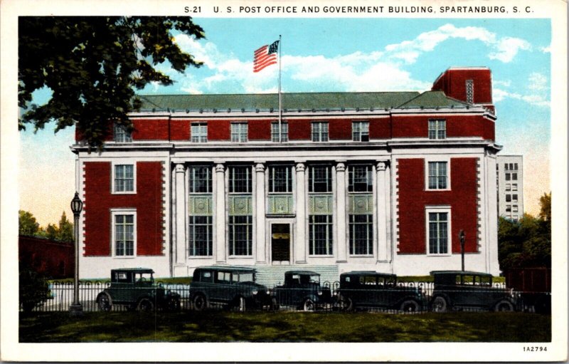 PC United States Post Office and Government Building in Spartanburg South Dakota