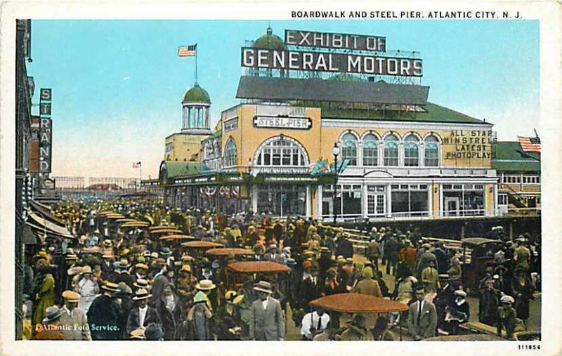 NJ, Atlantic City, New Jersey, General Motors Exhibit, Curteich No 111856