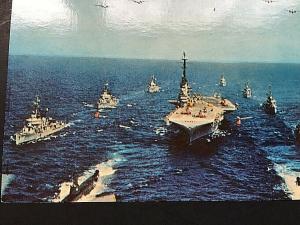 Postcard Navy Task Group (Alpha) - Official Navy Photo.   T2