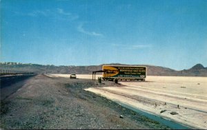 Utah Bonneville Salt Flats Welcome Sign Roadside Marker