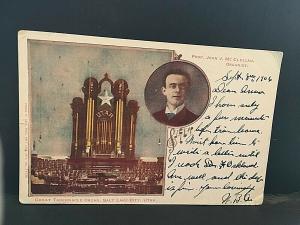 Postcard Great Tabernacle  Organ, Salt lake City, UT.    U9