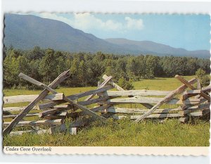 Postcard Cades Cove Overlook, Great Smoky Mountains National Park, Tennessee