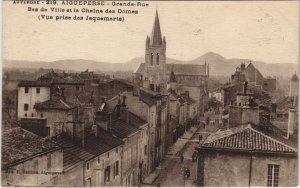 CPA AIGUEPERSE Grande-Rue - Bas de Ville et Chaine des Domes (1254280)