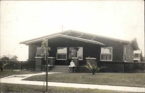 Ranch Home - New Milford NJ Written on Back c1910 Real Photo Postcard