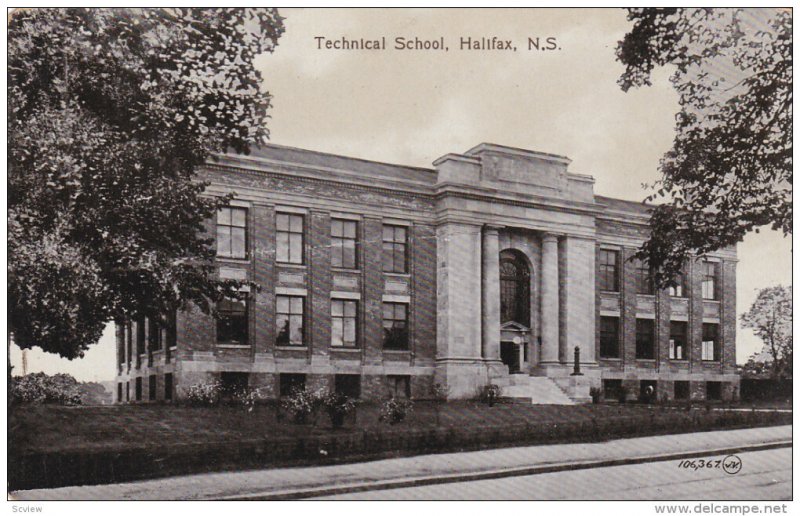 HALIFAX, Nova Scotia, Canada, 1900-1910s; Technical School