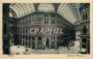 Postcard Old Napoli-GALLERY Amberto