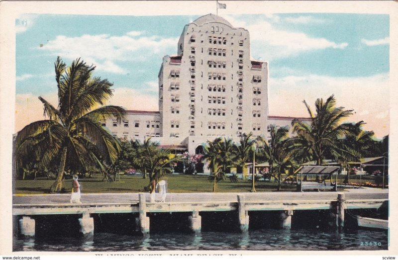 MIAMI BEACH, Florida, 1900-10s; Flamingo Hotel