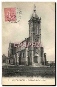 Postcard Old Saint Lunaire New Church