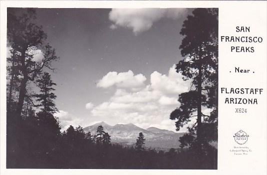 San Francisco Peaks Flagstaff Arizona Real Photo