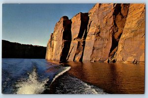 1960 Lake Powell Utah Postcard Arizona Intense Coloring Walls Scenic Lakes