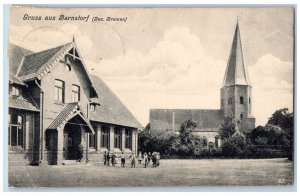 Lower Saxony Germany Postcard Greetings from Branstorf (Bez. Bremen) 1908