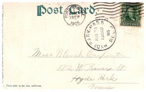 Massachusetts  Old Orchard The beach looking South