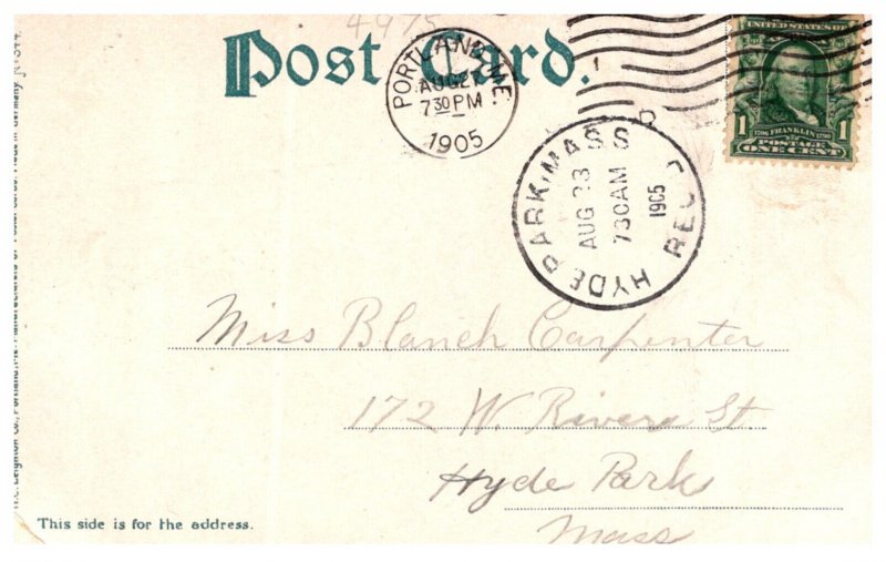 Massachusetts  Old Orchard The beach looking South