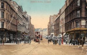 uk33020 jamaica street glasgow real photo uk tramway tram