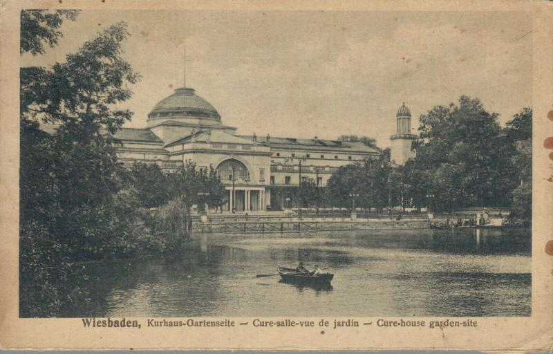 Germany Wiesbaden Kurhaus Gartenseite 02.74