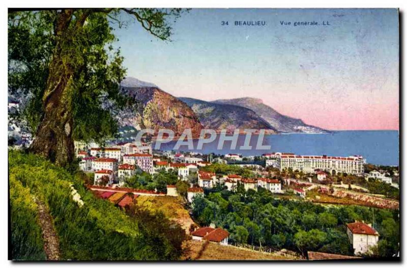 Old Postcard Beaulieu Vue Generale