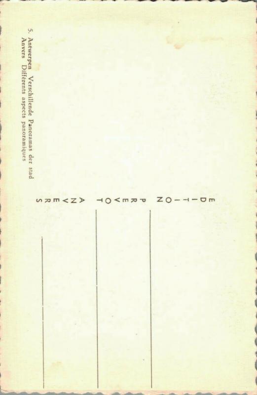 Belgium Antwerpen Verschillende Panoramas der Stad 02.16 
