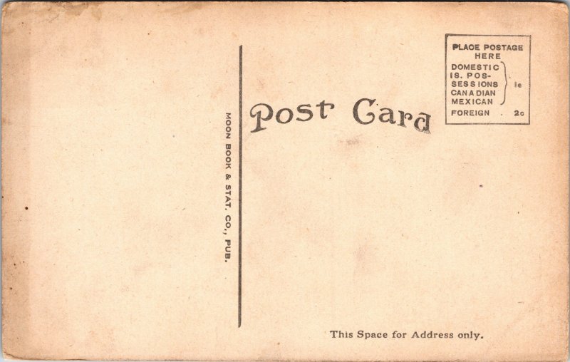 Postcard UT Salt Lake City Interior Mormon Tabernacle