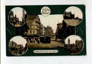 3130235 Greetings from Victoria Australia MELBOURNE Vintage PC