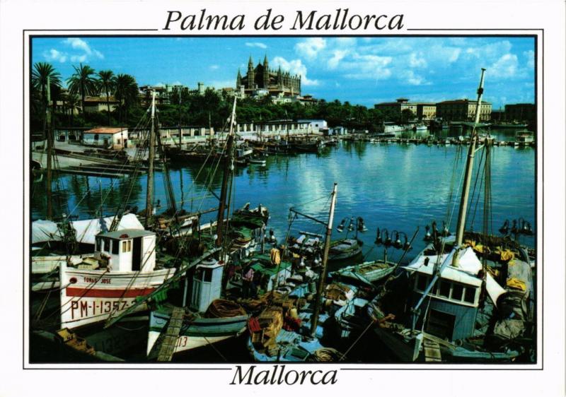 CPA Espagne-Mallorca-Palma de Mallorca-Detalle del puerto (323206)