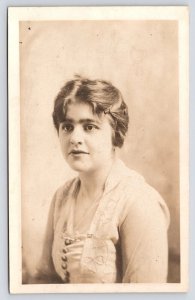 RPPC Postcard Studio Portrait of Young Women c1900s - 1910s. P1