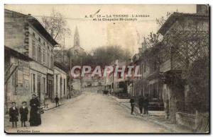 The Tresne Old Postcard L & # 39venue and St. Joseph Chapel