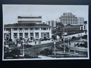 Dorset BOURNEMOUTH Pavilion, Buffet , Teas & Lunch c1940s RP Postcard